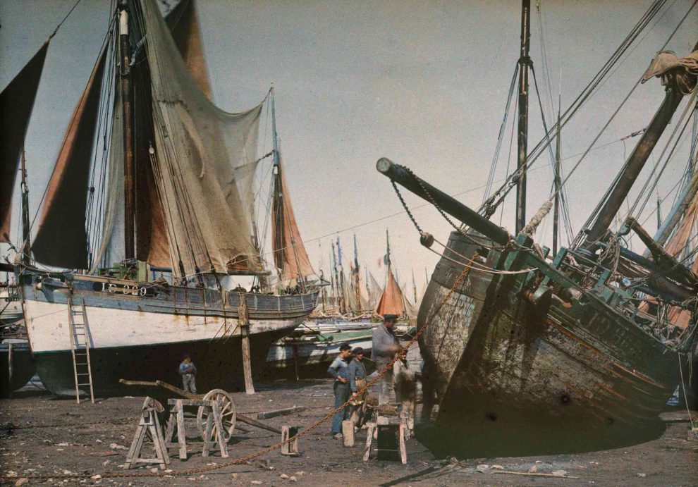 chateau de tours autochrome